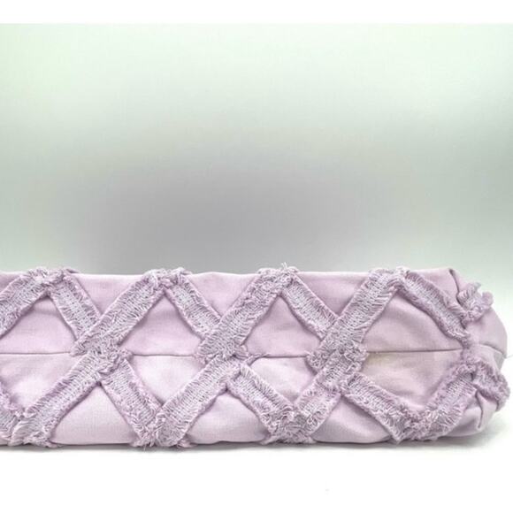 Urban Expressions Lavender Barbuda Cotton Fringe Hobo Bag NWOT - Picture 4 of 13